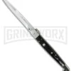 A.G.A. Campolin 12" Brazil Horn Sicilian Ring Pull Automatic Knife - Bayonet -Kershaw Sale Store 12 sicilian braz ring cm large