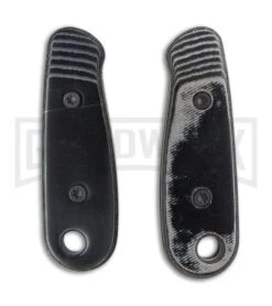 12 Survivors BKE Black Micarta Fixed Blade Knife - Black Plain -Kershaw Sale Store 12survivors bke blk fixed ts71005b BP 18211 dl scales large