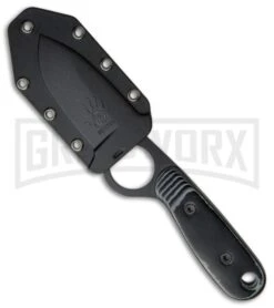 12 Survivors BKE Black Micarta Fixed Blade Knife - Black Plain -Kershaw Sale Store 12survivors bke blk fixed ts71005b BP 18211 dl sheath large