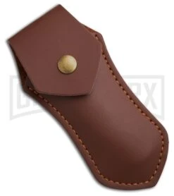 Italia 9" CZ Snakewood Bolster Release Automatic Knife - Damascus Print -Kershaw Sale Store 9in CZ Bolster Release AK Snakewood 4in Damascus BHQ 194231 td sheath1 large