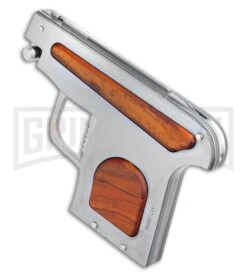 AGA Campolin Cocobolo Automatic Gun Knife - Satin Plain -Kershaw Sale Store AGA Campolin Automatic Gun Knife Cocobolo GX 33672 ns spine large