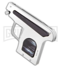 AGA Campolin Dark Horn Automatic Gun Knife - Satin Plain -Kershaw Sale Store AGA Campolin Automatic Gun Knife Dark Horn GX 33673 ns spine large