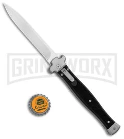 AGA Campolin Zero+ Italian Leverlock Automatic Knife Black G-10 - Bayonet Plain -Kershaw Sale Store AGA Campolin Zero Italian LL Auto Black G 10 Bayo BHQ 135051 jr bottlecap large