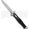 AGA Campolin Zero Black G-10 Leverlock Automatic Knife - Bayonet SW Plain -Kershaw Sale Store AGA Campolin Zero Italian LL Black G 10 Satin AGA01N SWB BHQ 74949 jr large