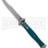 AGA Campolin Zero Italian Leverlock Auto Knife Blue Aluminum - Satin Bayonet -Kershaw Sale Store AGA Campolin Zero Italian Leverlock Auto Knife Blue Aluminum 4in Satin Bayo BHQ 210937 td gx large