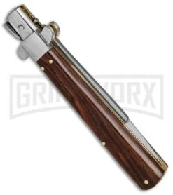 AGA Campolin 11" Frosolone Cocobolo Stiletto Automatic Knife - Bayonet -Kershaw Sale Store AGA Frosolone Cocobolo Nickel 11in Bayo BP 29292 jr side large