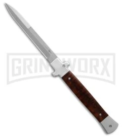 AKC X-Treme 11" Shadow Snakewood Bolster Release Automatic Knife - Bayonet SW