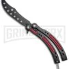 Andux CS Red/Black Balisong Butterfly Trainer - Black Holes 10 Andux CS Red/Black Balisong Butterfly Trainer - Black Holes -Kershaw Sale Store Andux C S Red Black Balisong Butterfly Trainer Black Holes AB000930 BP 24578 jr large 1