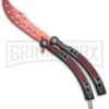 Andux CS Red/Black Balisong Butterfly Trainer - Red Holes 8 Andux CS Red/Black Balisong Butterfly Trainer - Red Holes -Kershaw Sale Store Andux C S Red Black Balisong Butterfly Trainer Red Holes A0002544 BP 24581 jr large