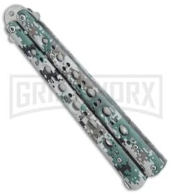 Andux Camo Fly Digi-Camo Butterfly Trainer - Satin -Kershaw Sale Store Andux Camo Fly Digi Camo trainer satin BP 24588 er spine large