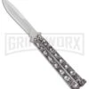 Andux Skull Fly Gray Butterfly Knife - Polished Bayo 8 Andux Skull Fly Gray Butterfly Knife - Polished Bayo -Kershaw Sale Store Andux Skull Fly Gray Butterfly Knife Polished Bayo GX 32722 er large