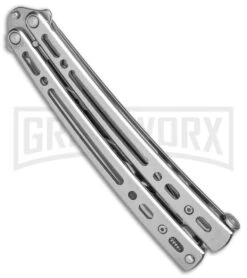 Andux Spectre Balisong Butterfly Trainer - Tanto Satin -Kershaw Sale Store Andux Spectre Trainer Tanto Satin BP 24595 er side large