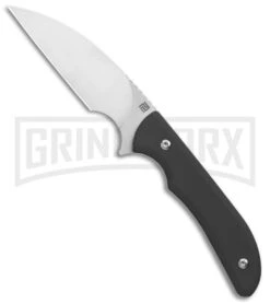 Artisan Cutlery Black G-10 Sea Snake Fixed Blade Knife - Satin Plain