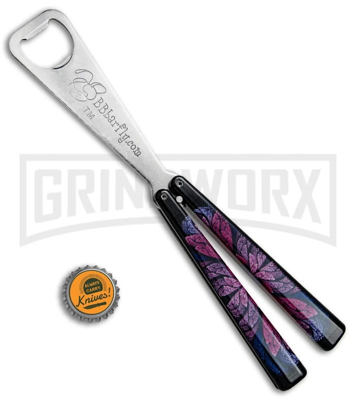 BB Barfly Psychedelic Flowers Bottle Opener Butterfly Trainer 3 BB Barfly Psychedelic Flowers Bottle Opener Butterfly Trainer - Image 3