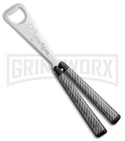 BB Barfly Sim. Carbon Fiber Bottle Opener Butterfly Trainer - Satin