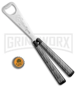 BB Barfly Sim. Carbon Fiber Bottle Opener Butterfly Trainer - Satin 7 BB Barfly Sim. Carbon Fiber Bottle Opener Butterfly Trainer - Satin -Kershaw Sale Store BB Barfly Bottle Opener Butterfly Trainer Sim CF BHQ 68441 jr bottlecap 2 2 large