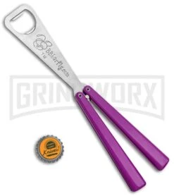 BB Barfly Purple Bottle Opener Butterfly Trainer -Kershaw Sale Store BB Barfly Purple Bottle Opener Butterfly Trainer BHQ 131883 jr bottlecap large 1