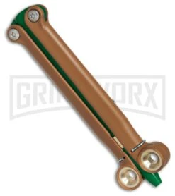 BaliYo By Spyderco Butterfly Pen Flipper Green/Brown 9 BaliYo By Spyderco Butterfly Pen Flipper Green/Brown -Kershaw Sale Store BaliYo by Spyderco Butterfly Pen Fisher Space Pen Green Brown USA Made BHQ 71877 er spine large 1