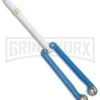 BaliYo By Spyderco Butterfly Pen Flipper Blue/White