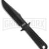 Bear Edge Bowie Black G-10 Fixed Blade With Ballistic Sheath - Black Plain 3 Bear Edge Bowie Black G-10 Fixed Blade With Ballistic Sheath - Black Plain -Kershaw Sale Store Bear Edge Bowie black G10 balistic sheath black 61108 BHQ 68027 er large