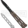 Bear OPS Bear Song IV Dark Sand Balisong Butterfly Knife W/Trainer - Black Plain 9 Bear OPS Bear Song IV Dark Sand Balisong Butterfly Knife W/Trainer - Black Plain -Kershaw Sale Store Bear Ops Bear Song IV Light Sand trainer black BHQ 78831 er 2 large