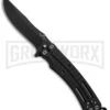 Bear OPS Bear-Song VI Black Butterfly Knife - Black Plain -Kershaw Sale Store Bear Son Breeden B 600 B 35032 BHQ 51710 jr large