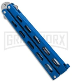 Bear & Son 114BL & 114BLTR Blue Butterfly Knife 2-Pack 13 Bear & Son 114BL & 114BLTR Blue Butterfly Knife 2-Pack -Kershaw Sale Store Bear and Son 2 Pack Butterfly Special Blue BHQ 88811 er sharp side large