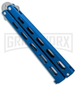 Bear & Son 114BL & 114BLTR Blue Butterfly Knife 2-Pack 14 Bear & Son 114BL & 114BLTR Blue Butterfly Knife 2-Pack -Kershaw Sale Store Bear and Son 2 Pack Butterfly Special Blue BHQ 88811 er sharp spine large