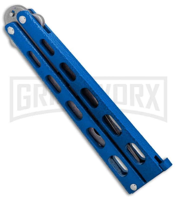 Bear & Son 114BL & 114BLTR Blue Butterfly Knife 2-Pack 7 Bear & Son 114BL & 114BLTR Blue Butterfly Knife 2-Pack - Image 7