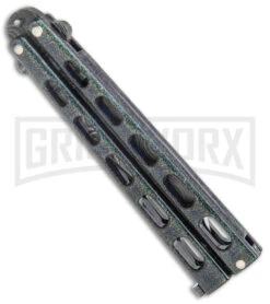 Bear And Son Knives 114GXD Galaxy Balisong Butterfly Knife - Damascus Plain -Kershaw Sale Store Bear and Son Large Butterfly Galaxy Damascus BHQ 142578 jr spine large