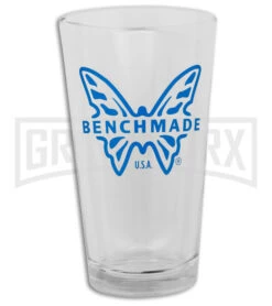 Benchmade Pint Blue Benchmade Logo Glass