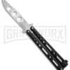 Benchmark Black Butterfly Trainer Knife - Stonewash Dull 9 Benchmark Black Butterfly Trainer Knife - Stonewash Dull -Kershaw Sale Store Benchmark Butterfly Rrainer Black SW BHQ 137773 td large