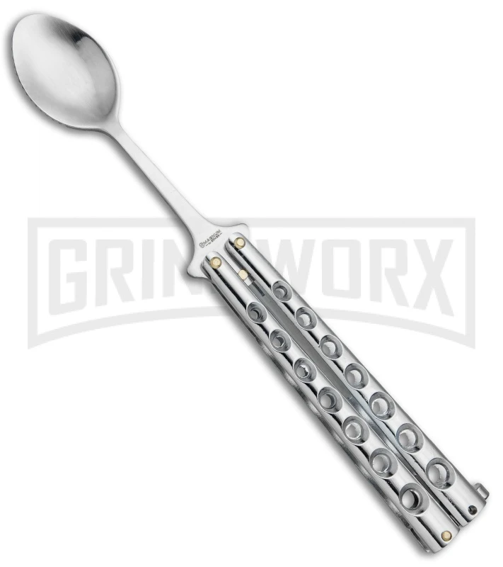 Boker Magnum 09RY250 Balispoon Butterfly Trainer - Satin Spoon 1 Boker Magnum 09RY250 Balispoon Butterfly Trainer - Satin Spoon
