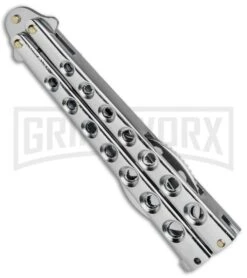 Boker Magnum 09RY250 Balispoon Butterfly Trainer - Satin Spoon 6 Boker Magnum 09RY250 Balispoon Butterfly Trainer - Satin Spoon -Kershaw Sale Store Boker Magnum Balispoon Butterfly Trainer Satin Spoon 09RY250 BHQ 80893 jr side large