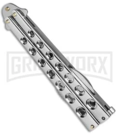 Boker Magnum 09RY250 Balispoon Butterfly Trainer - Satin Spoon 5 Boker Magnum 09RY250 Balispoon Butterfly Trainer - Satin Spoon -Kershaw Sale Store Boker Magnum Balispoon Butterfly Trainer Satin Spoon 09RY250 BHQ 80893 jr spine large