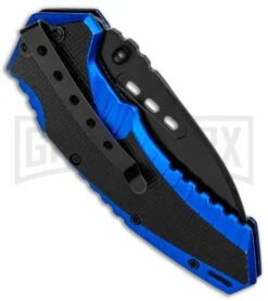 Boker Magnum Cobalt Strike Spring Assisted Knife - Black Plain -Kershaw Sale Store Boker Magnum Cobalt Strike SA Black 01RY886 BHQ 30271 jr side large