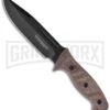 Boker Magnum Desert Warrior Fixed Blade Knife - Black Plain -Kershaw Sale Store Boker Magnum Desert Warrior Black 02SC010 BHQ 12306 jr large