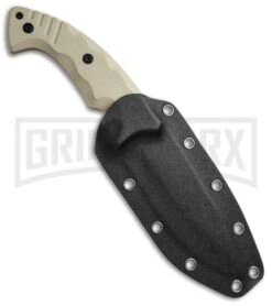 Boker Magnum Joint Adventure Tan G-10 Fixed Blade Knife - Two Tone Plain -Kershaw Sale Store Boker Magnum Joint Adventure Tan TT 02SC102 BHQ 49553 jr sheath large