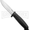 Boker Magnum Knivgar Black Polymer Fixed Blade Knife - Satin Plain -Kershaw Sale Store Boker Magnum Knivgar Hunting Black Synthetic 02MB010 BHQ 118414 jr large