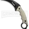 Boker Magnum Spike Tan G-10 Karambit Fixed Blade Knife - Black Plain -Kershaw Sale Store Boker Magnum Spike Karambit Tan Black 02SC028 BHQ 49551 jr large