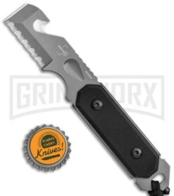 Boker Plus Cop Tool Fixed Blade Knife - Bead Blast Serr -Kershaw Sale Store Boker Plus Cop Tool BB Serr 02BO300 BHQ 4366 jr bottlecap large