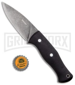 Boker Plus Farkas Bushcraft Black G-10 Fixed Blade Knife - Stonewash Plain -Kershaw Sale Store Boker Plus Farkas Black G 10 Black SW BOP02BO065 BHQ 95270 jr bottlecap large