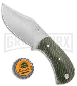 Boker Plus Mad Man Green Micarta Fixed Blade SW Plain -Kershaw Sale Store Boker Plus Mad Man BHQ 136262 td size large