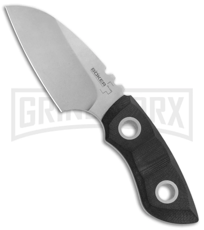 Boker Plus Voxnaes PryMate Pro Black Micarta Fixed Blade Knife (2.95" Satin) 1 Boker Plus Voxnaes PryMate Pro Black Micarta Fixed Blade Knife (2.95" Satin)