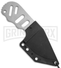 Böker Plus Subcom 02BO012 Fixed Blade Knife - Gray Plain -Kershaw Sale Store Boker Subcom stainless handle gray 02BO012 BHQ 68120 er sheath large
