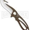 Buck Knives Buck PakLite Large Skinner Guthook Brown Fixed Blade Knife - Satin Recurve -Kershaw Sale Store Buck PackLite Large skinner guthook Brown Satin 0141BRG BHQ 106681 jr large