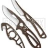 Buck Knives Buck PakLite Field Master Kit Brown Fixed Blade/Guthook - Brown/Satin -Kershaw Sale Store Buck PakLite Field Master Guthook Brown 0141BRSVP BHQ 106683 jr large
