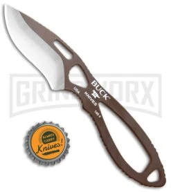 Buck Knives Buck PakLite Skinner Fixed Blade Knife - Brown/Satin Plain 7 Buck Knives Buck PakLite Skinner Fixed Blade Knife - Brown/Satin Plain -Kershaw Sale Store Buck PakLite Skinner Brown Satin 0140BRS BHQ 106679 jr bottlecap large