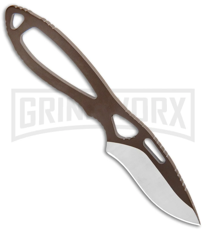 Buck Knives Buck PakLite Skinner Fixed Blade Knife - Brown/Satin Plain 2 Buck Knives Buck PakLite Skinner Fixed Blade Knife - Brown/Satin Plain - Image 2