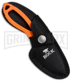 Buck Knives Buck PakLite Skinner Fixed Blade Knife - Orange Plain -Kershaw Sale Store Buck PakLite Skinner Orange BU140ORS BHQ 41200 jr sheath large